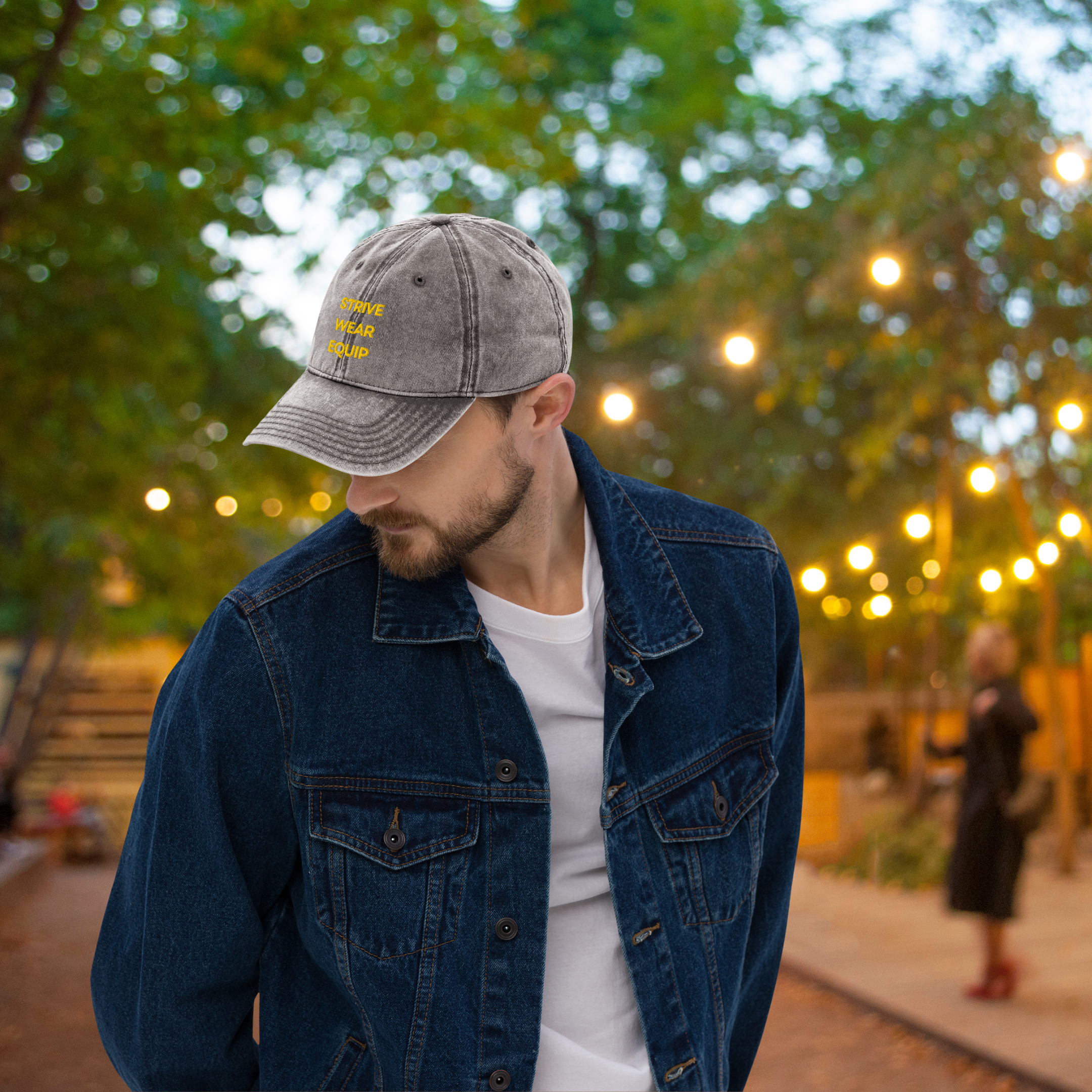 Mens Vintage Cotton Twill Cap - SWE