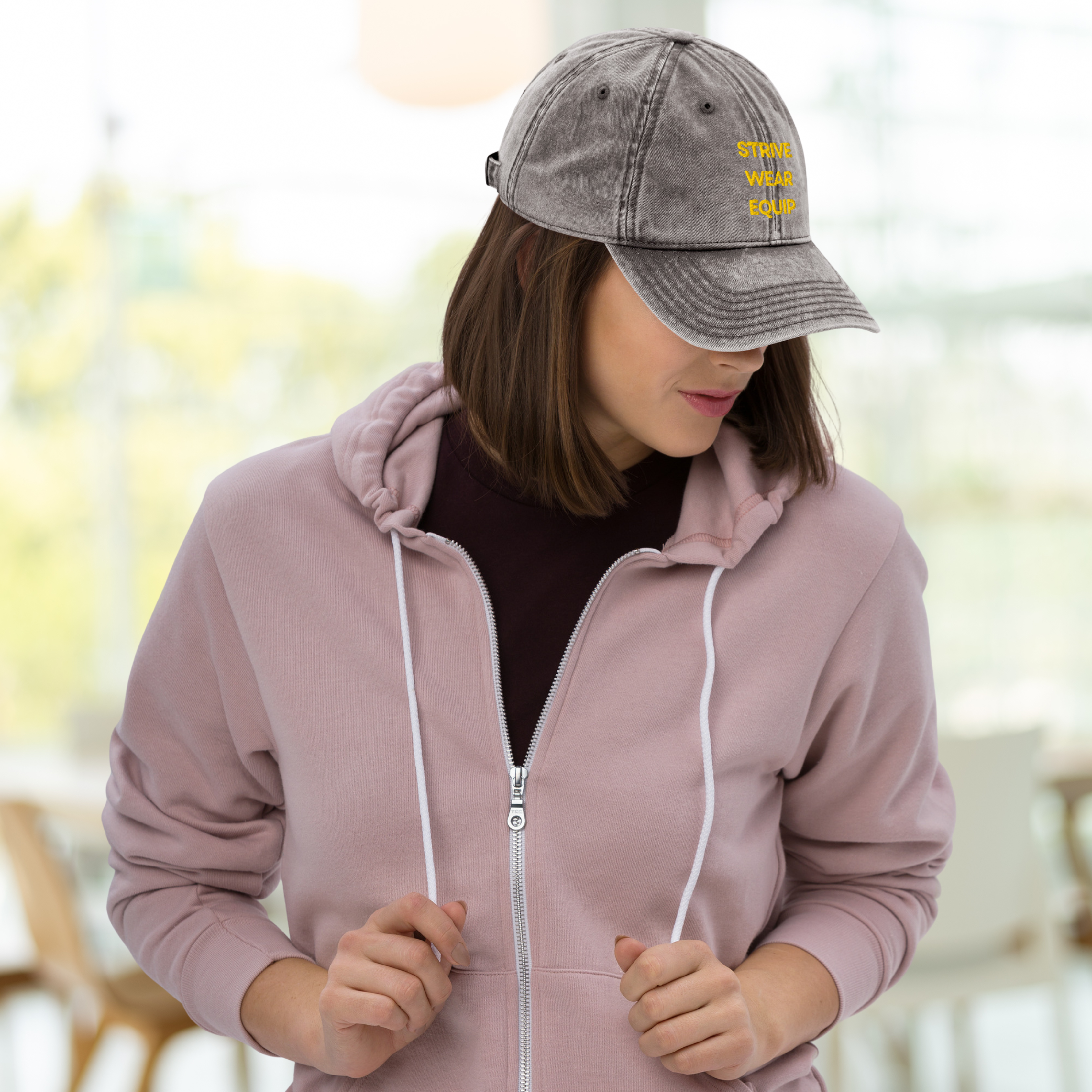 Womens Vintage Cotton Twill Cap - SWE