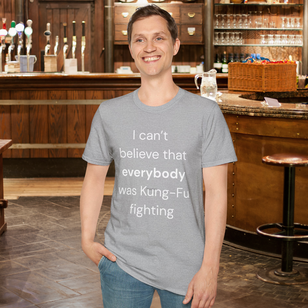 Mens T-Shirt - Kung-Fu Fighting