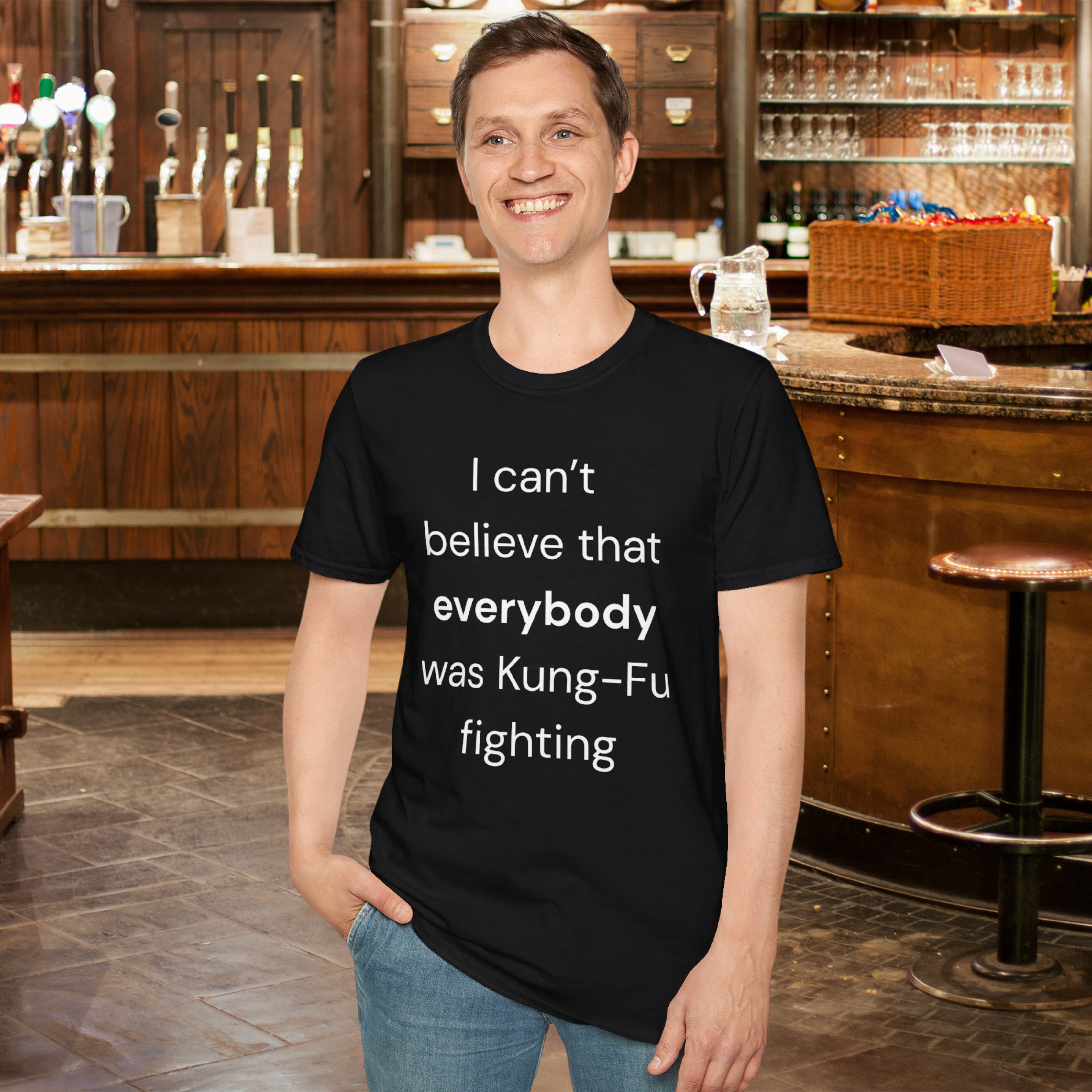 Mens T-Shirt - Kung-Fu Fighting