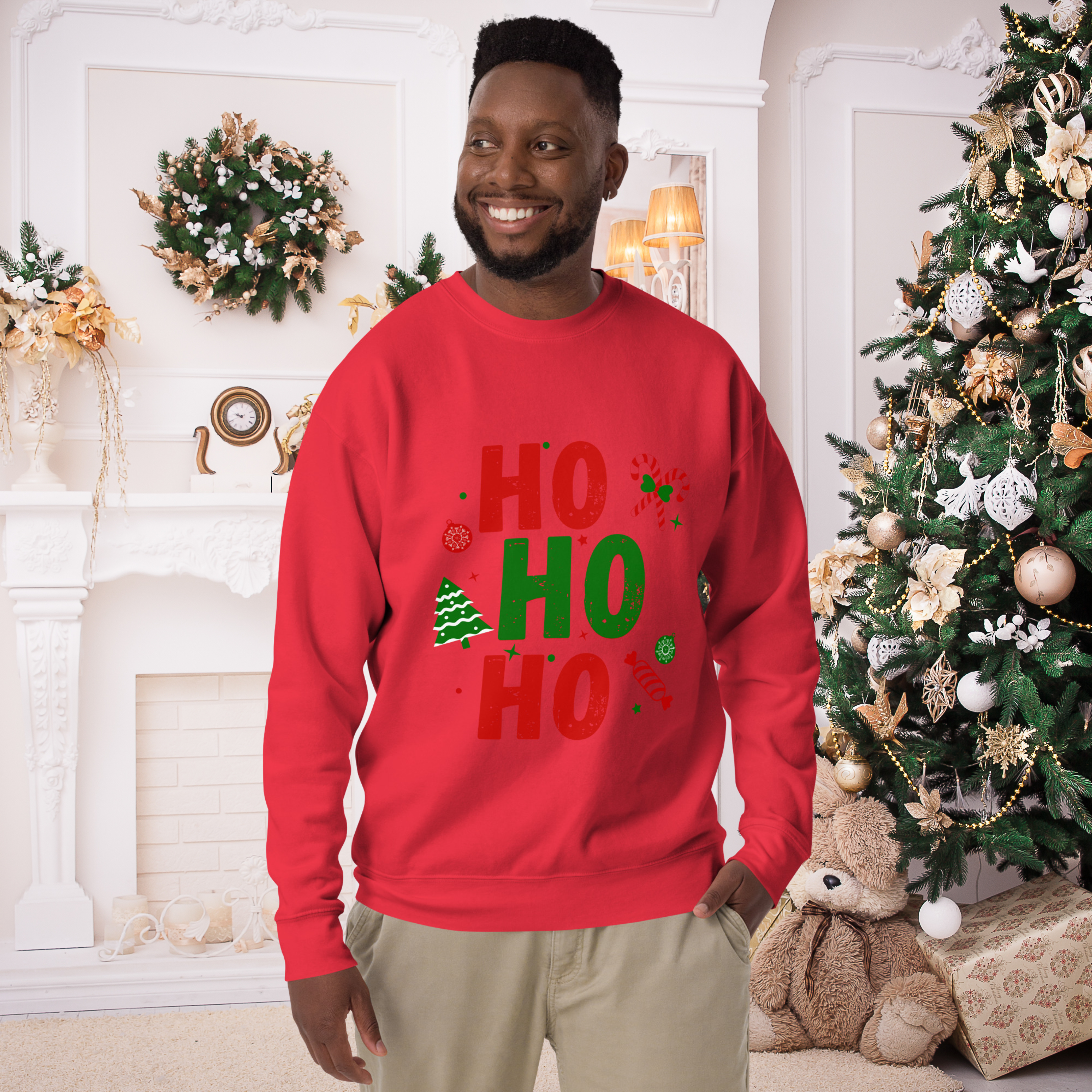 Christmas Mens Jumper - Ho Ho Ho