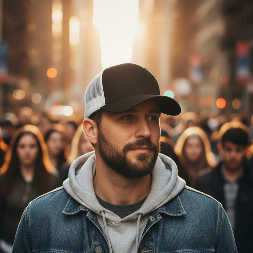 Mens Retro Trucker Cap